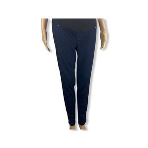 Time and Tru Comfort Belly Band Jeggings Womens Maturnity Size S(4-6) Blue